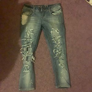 Rue 21 Distressed Jeans: Size 3/4